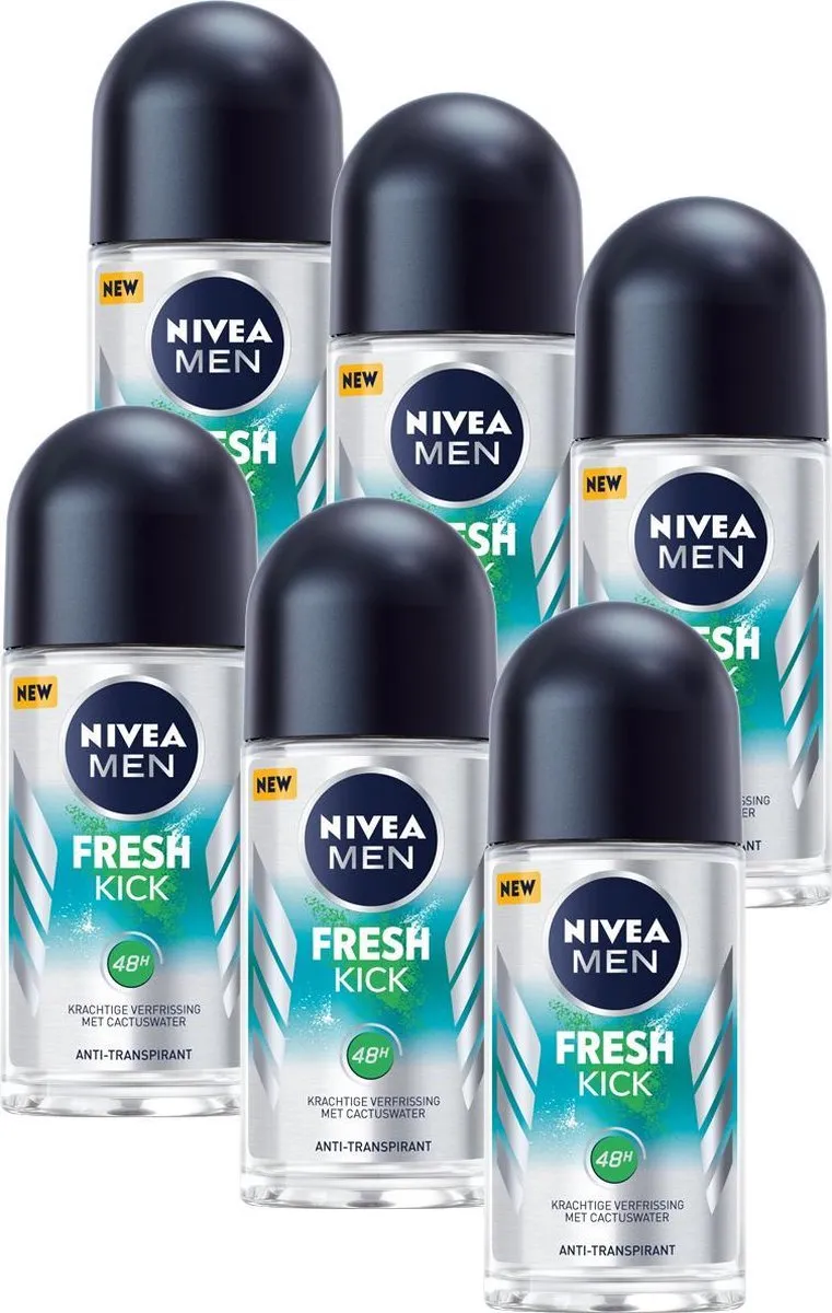 NIVEA MEN Fresh Kick Anti-Transpirant Deo Roller 300ml