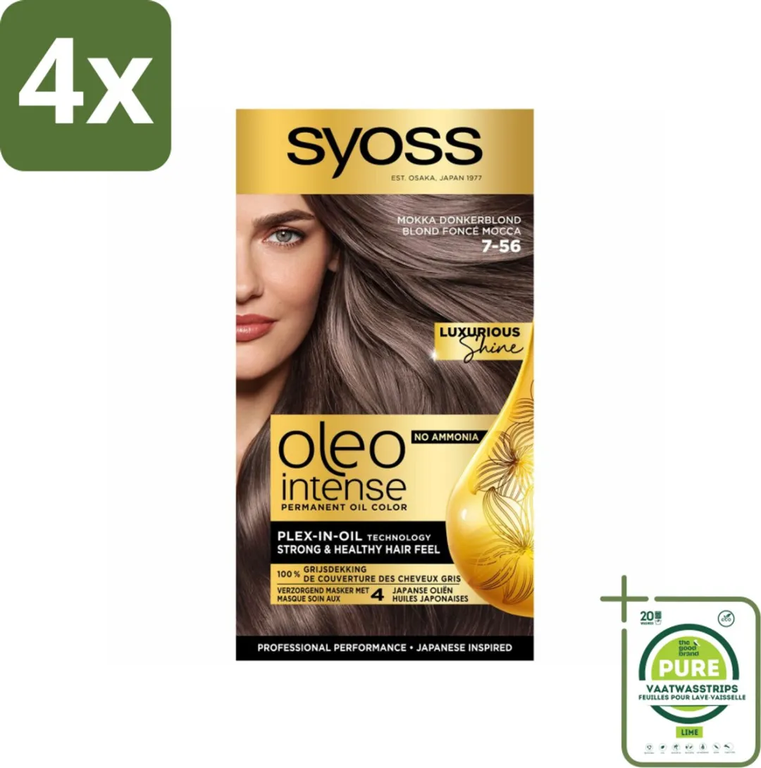 SYOSS Oleo Intense 7-56 Mokka Donkerblond Haarverf