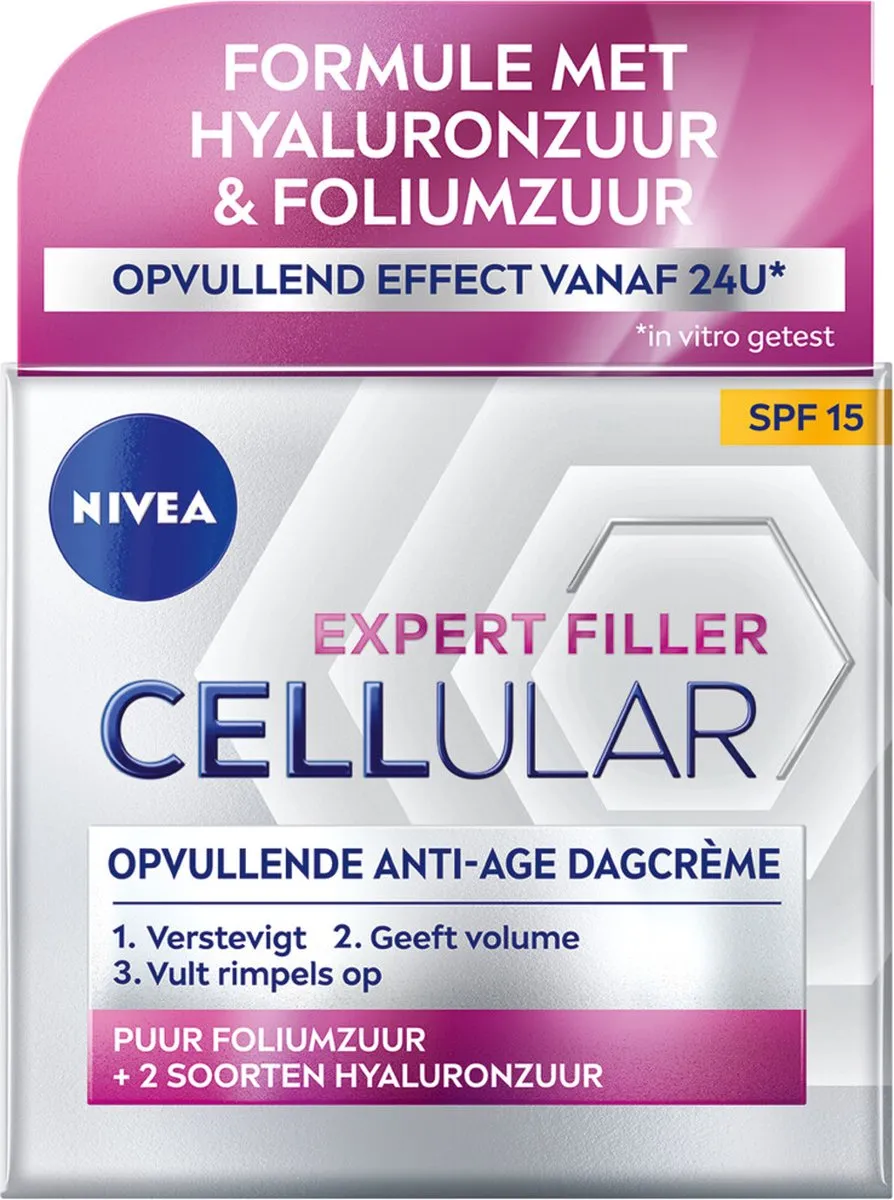 NIVEA Cellular Filler Dagcrème SPF 15 - 150ml (3x50ml)