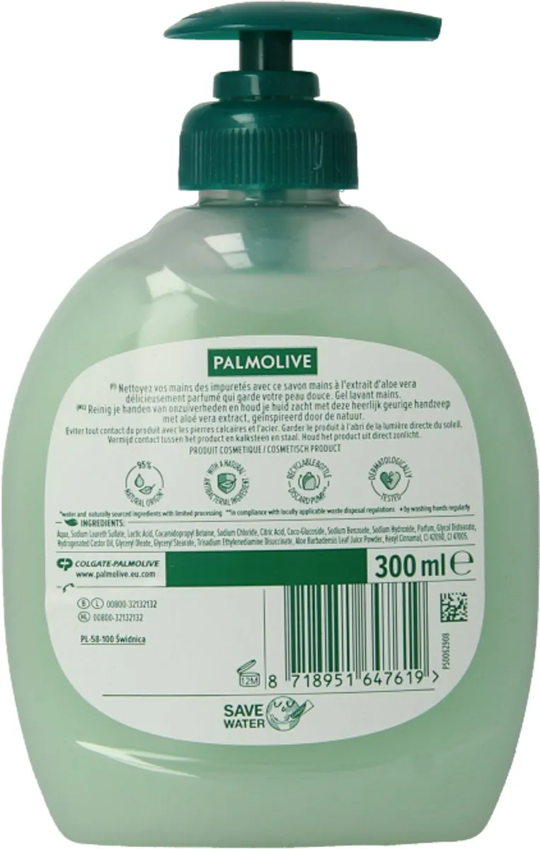 Palmolive Hygieneplus Handzeep Sensitive 300ml
