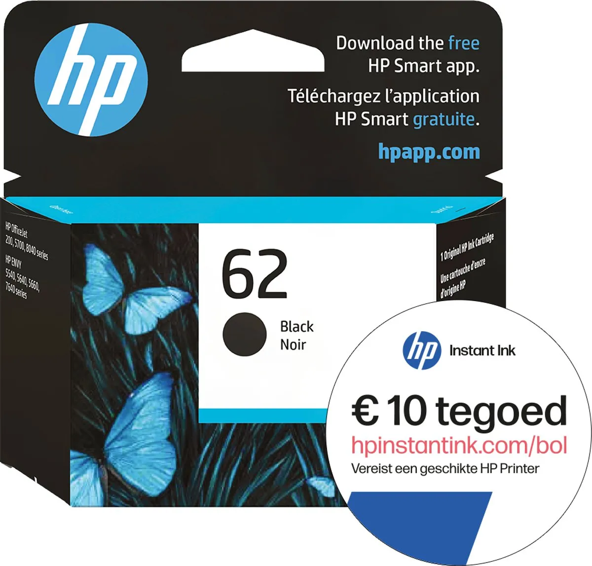 HP 62 C2P04AE Inktcartridge