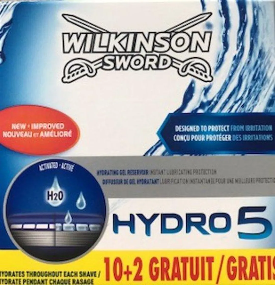 Wilkinson Sword Hydro 5 Scheermesjes - 12 Stuks - Blauw