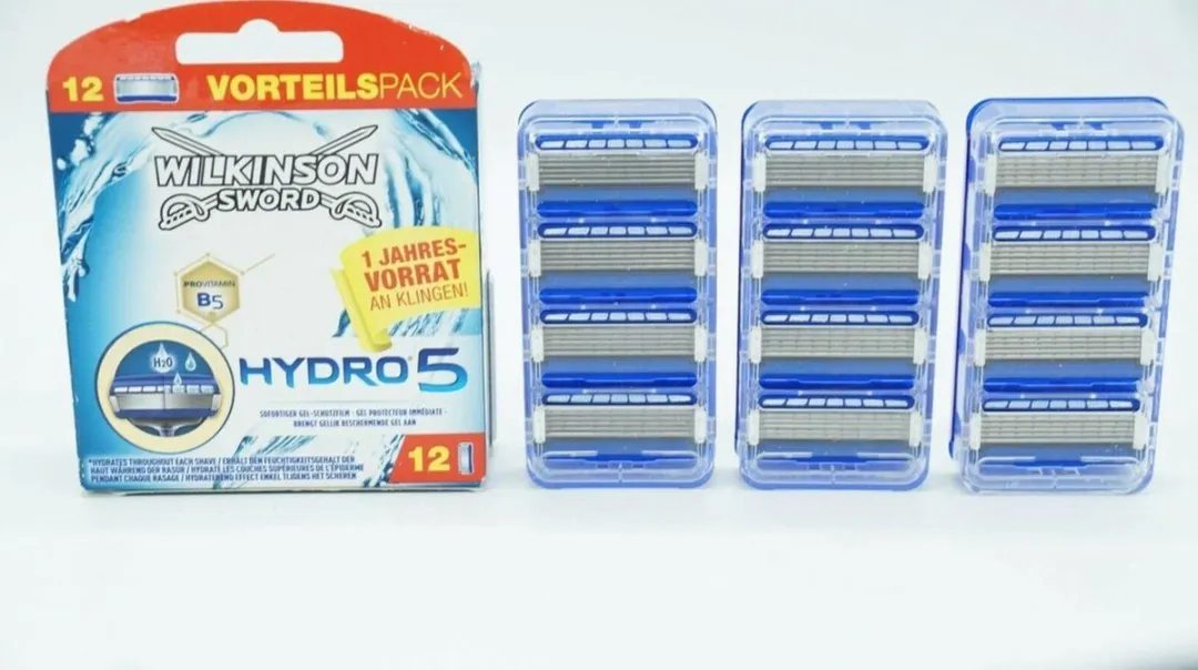 Wilkinson Sword Hydro 5 Scheermesjes - 12 Stuks - Blauw