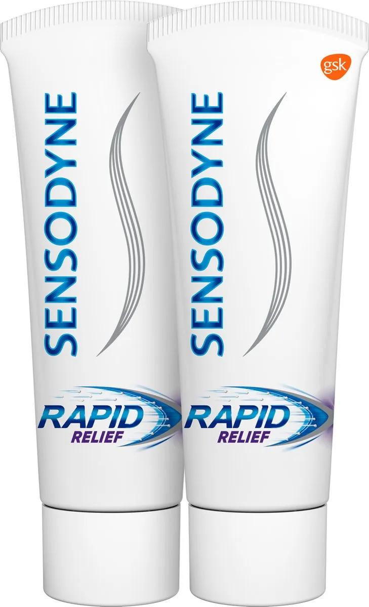 Sensodyne Rapid Relief Tandpasta Gevoelige Tanden 2x75ml