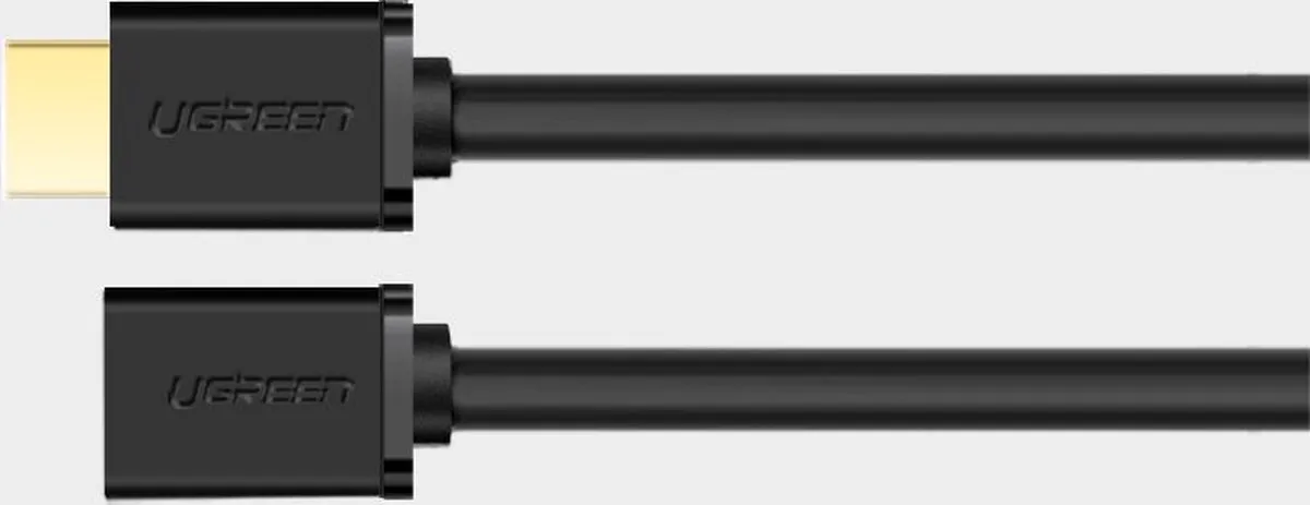 UGREEN HDMI 2.0 Verlengkabel M/F - 2m - Zwart