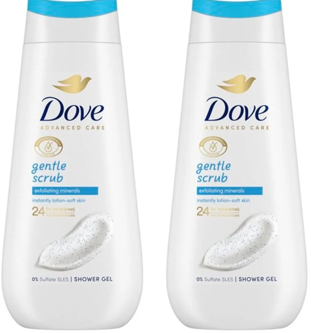 Dove Advanced Care Douchegel Gentle Scrub 225ml