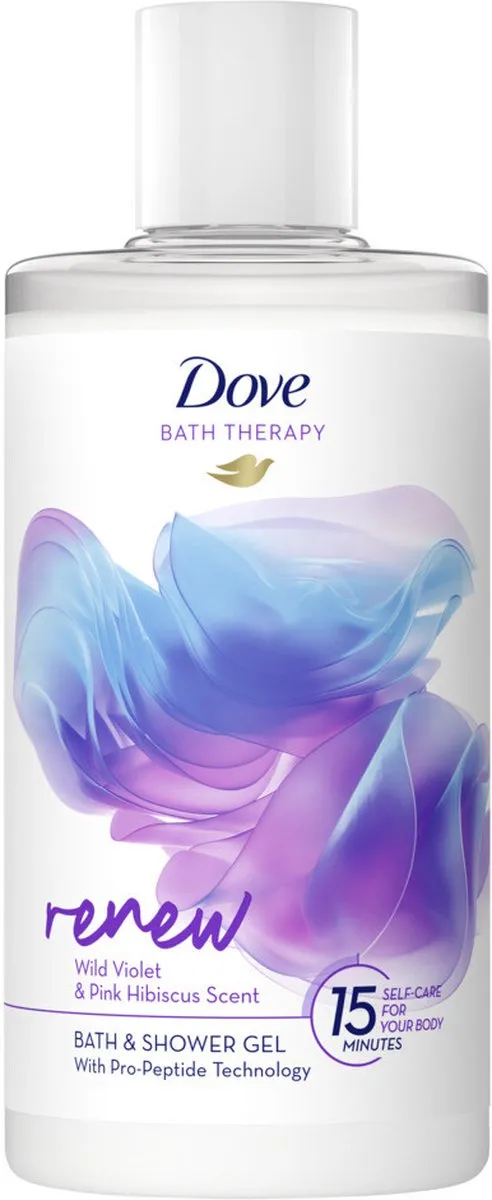 Dove Bath Therapy Renew Badschuim & Douchegel - 2400ml (6x400ml)