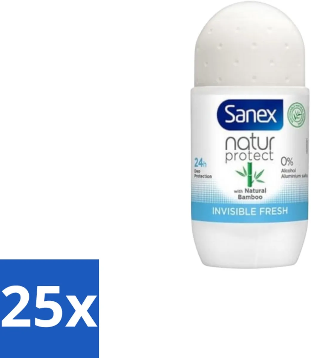 Sanex Bamboo Invisible Fresh Deo Roll-on 50ml