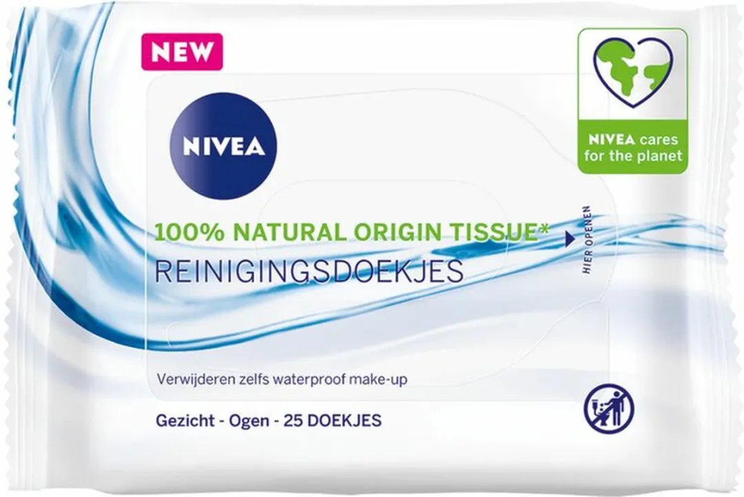 NIVEA Reinigingsdoekjes Normale Huid 75g - 3x25 Stuks