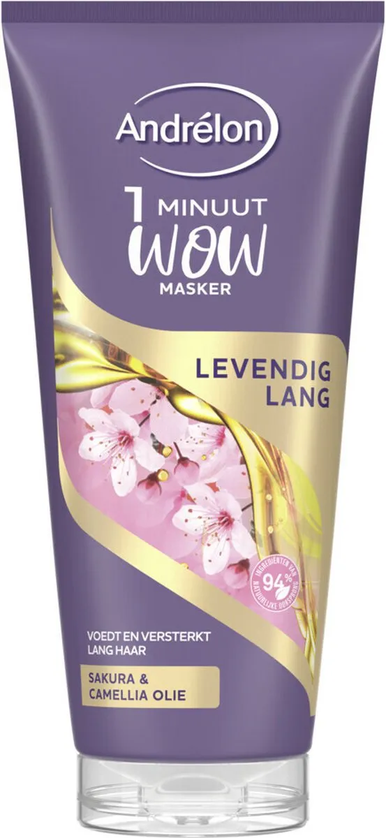 Andrélon WOW Masker Levendig Lang 180ml