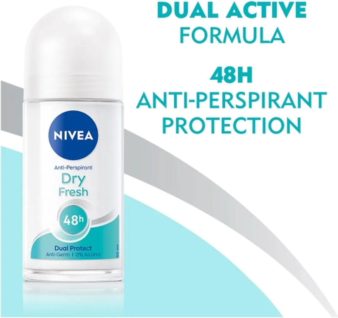 NIVEA Deo Roller Dry Fresh 500ml - 10 Stuks