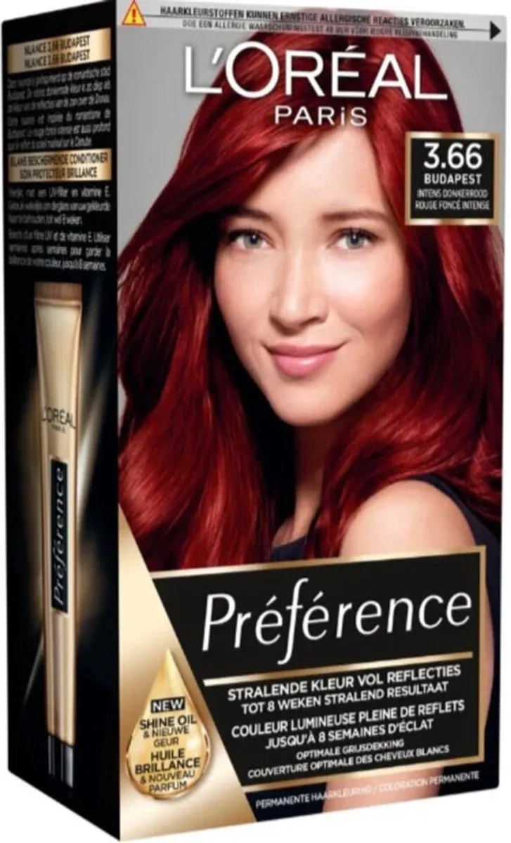L'Oréal Paris Préférence 3.66 Haarverf - Intens Roodbruin