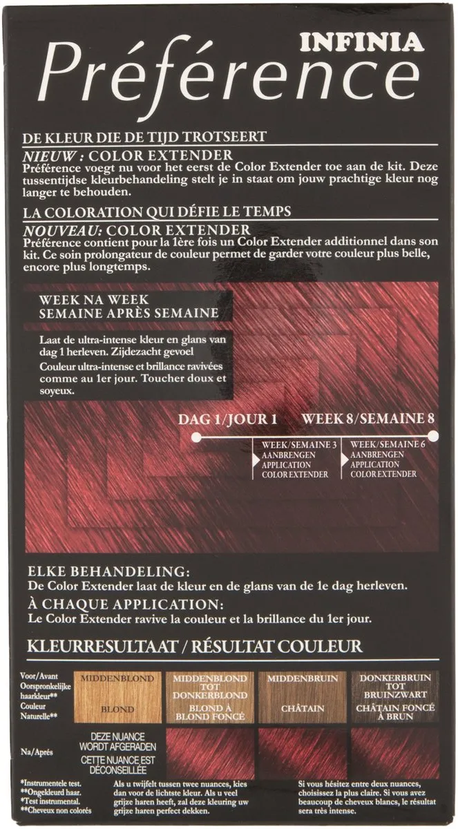 L'Oréal Paris Préférence 3.66 Haarverf - Intens Roodbruin