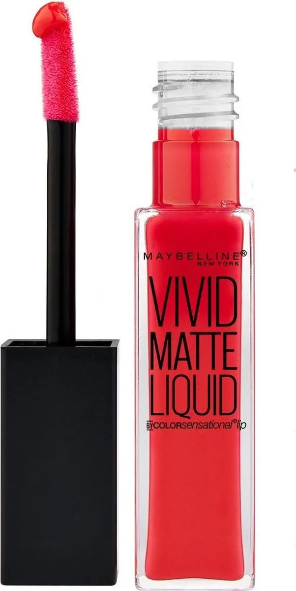 Maybelline Vivid Matte Liquid Lippenstift - 25 Orange Shot - 8ml