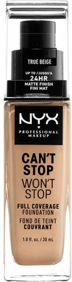 NYX Can't Stop Won't Stop Foundation True Beige