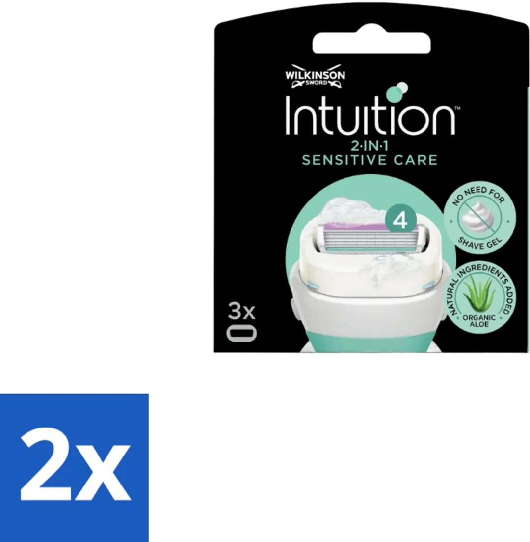 Wilkinson Sword Intuition Dry Skin Sensitive Care Scheermesjes 3 Stuks