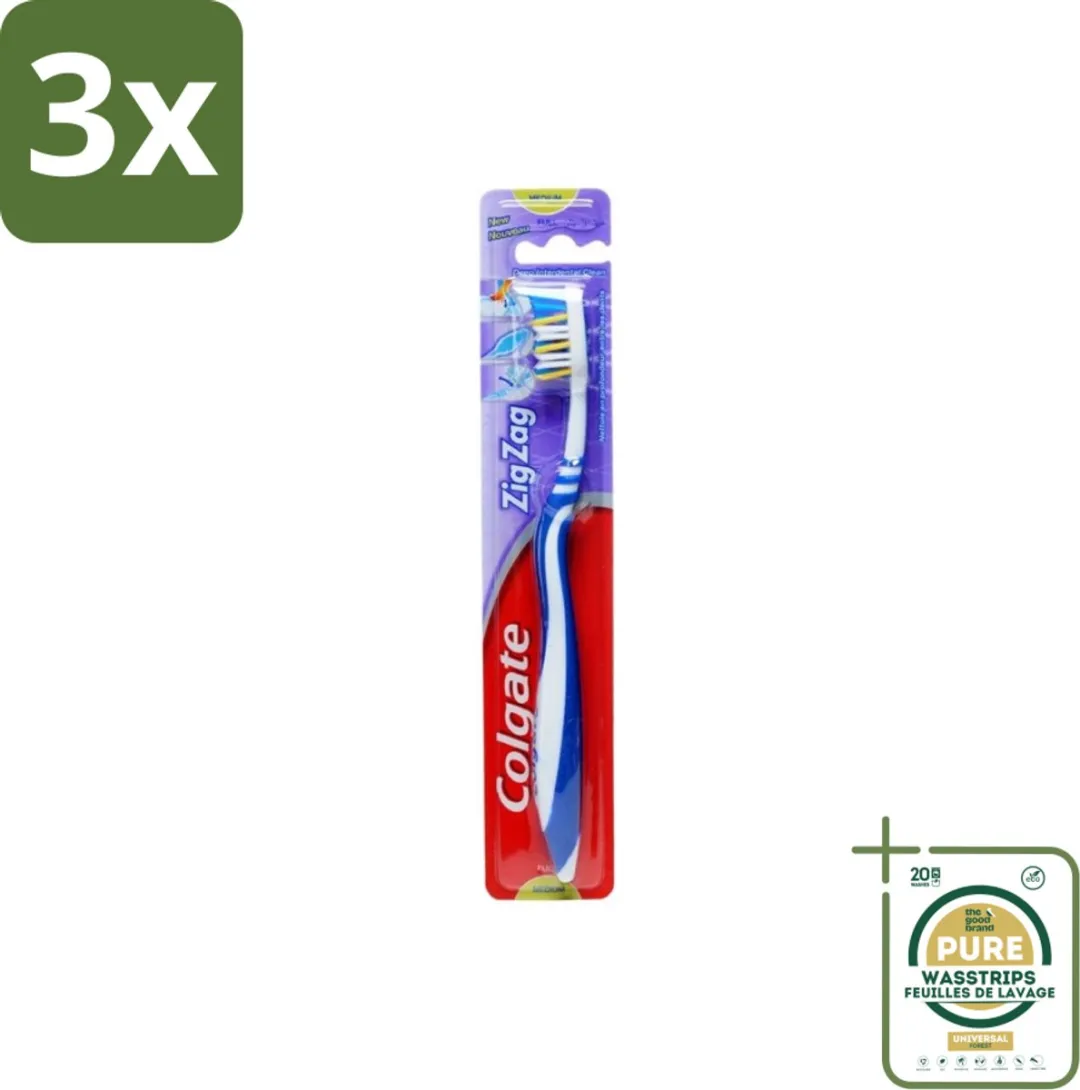 Colgate ZigZag Medium Tandenborstels