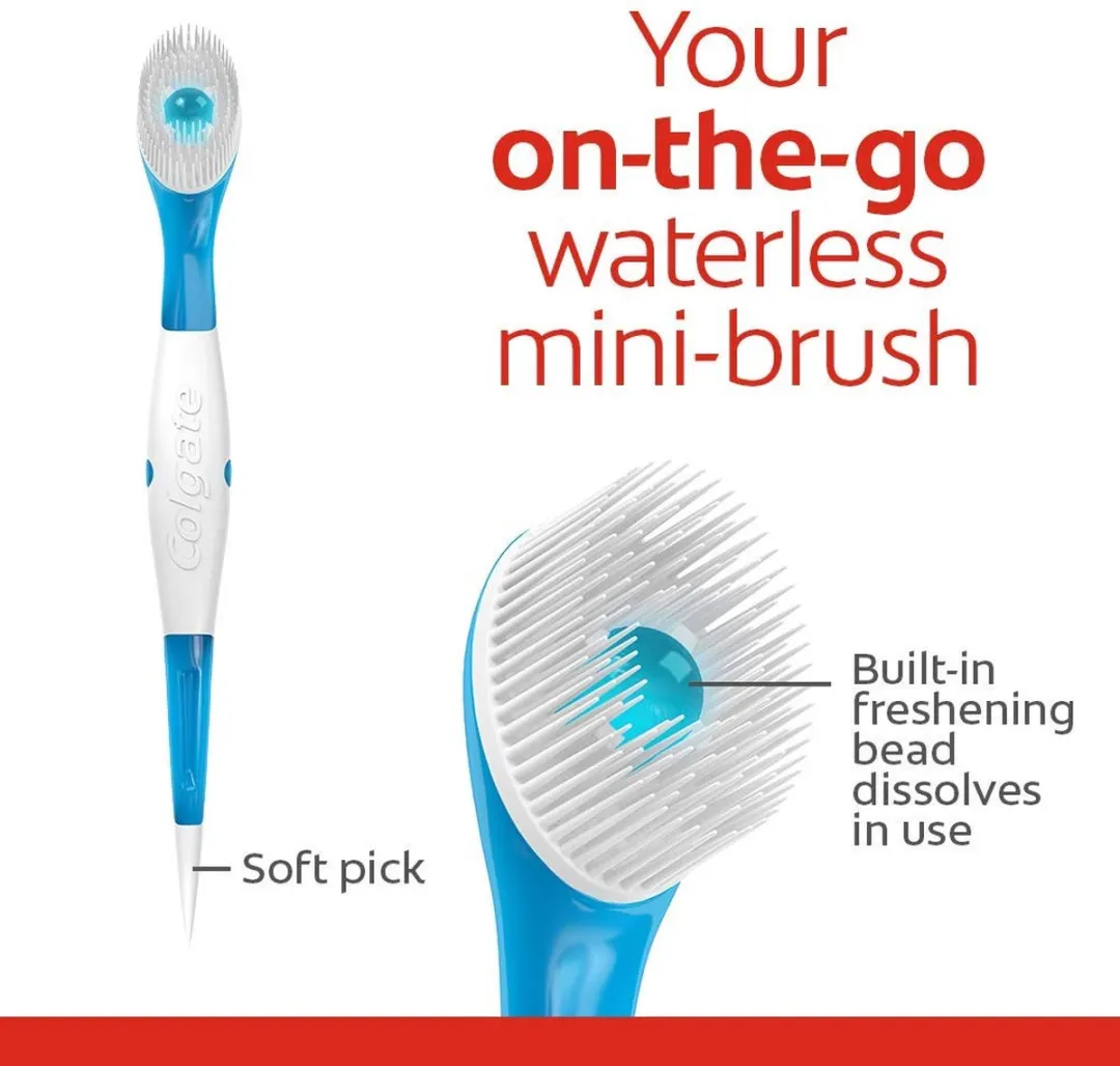 Colgate Max Fresh Wisp Mini Tandenborstels - 24 Stuks - Pepermunt