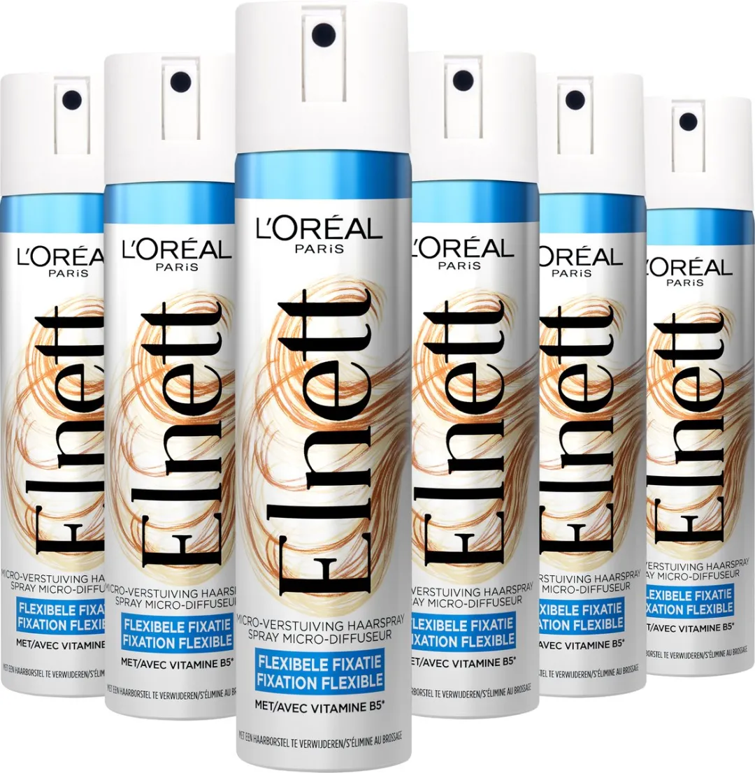L'Oréal Paris Elnett Flexibel Haarspray 6x75ml