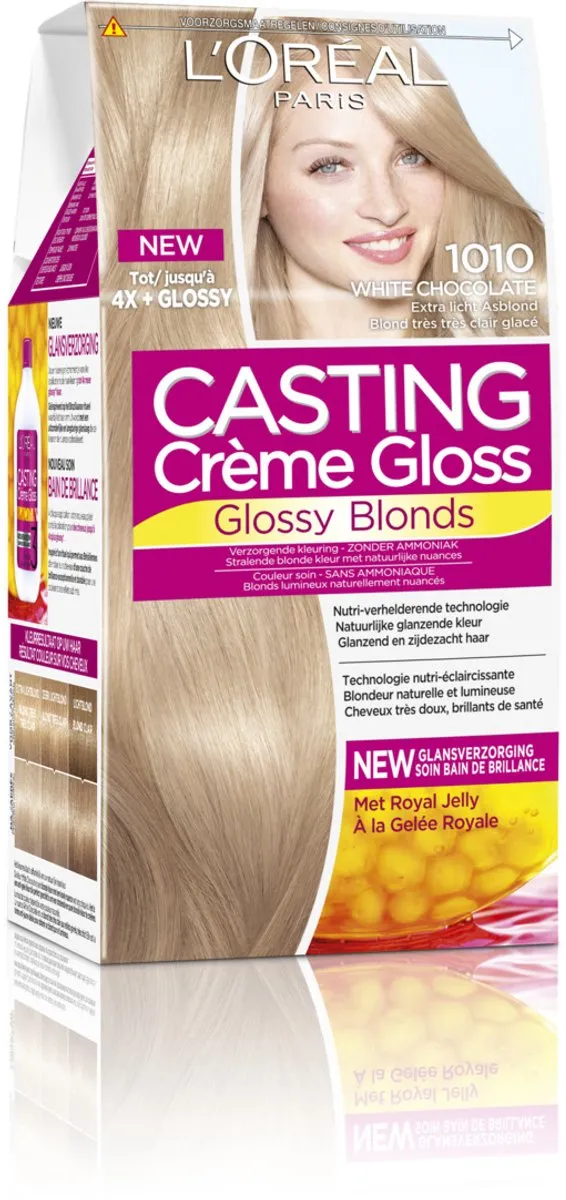 L'Oréal Paris Casting Crème Gloss 1010 Haarkleuring - Extra Licht Blond - afbeelding 6 van 6