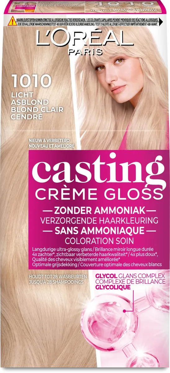 L'Oréal Paris Casting Crème Gloss 1010 Haarkleuring - Extra Licht Blond