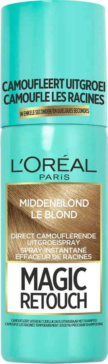 L'Oréal Paris Magic Retouch Middenblond Uitgroeispray 75ml