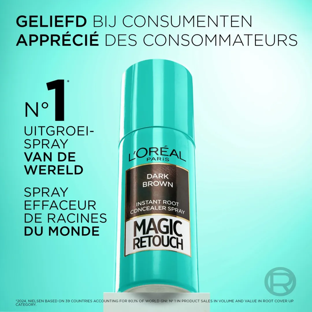 L'Oréal Paris Magic Retouch Middenblond Uitgroeispray 75ml