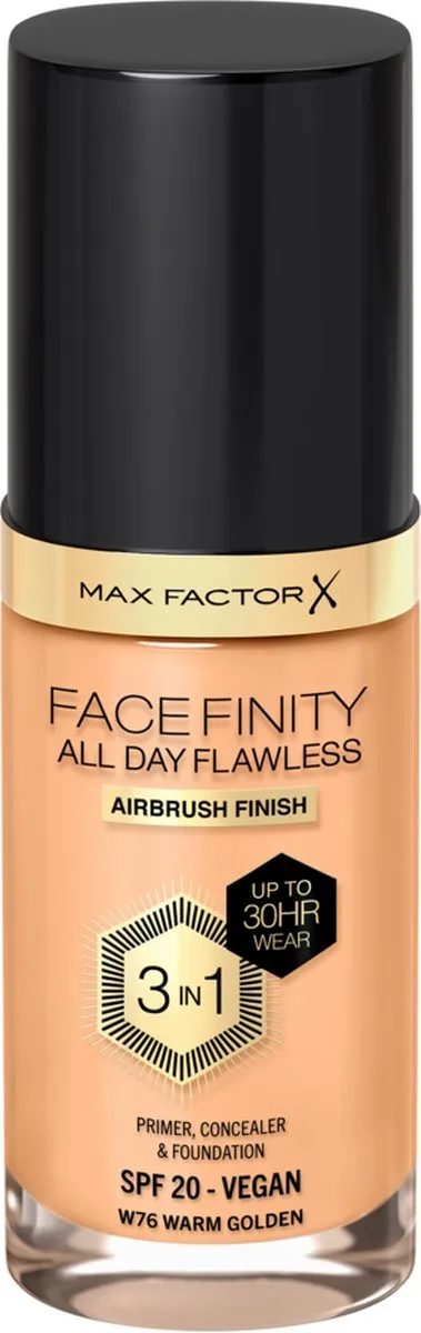 Max Factor Facefinity Foundation W76 Warm Golden - 30ml