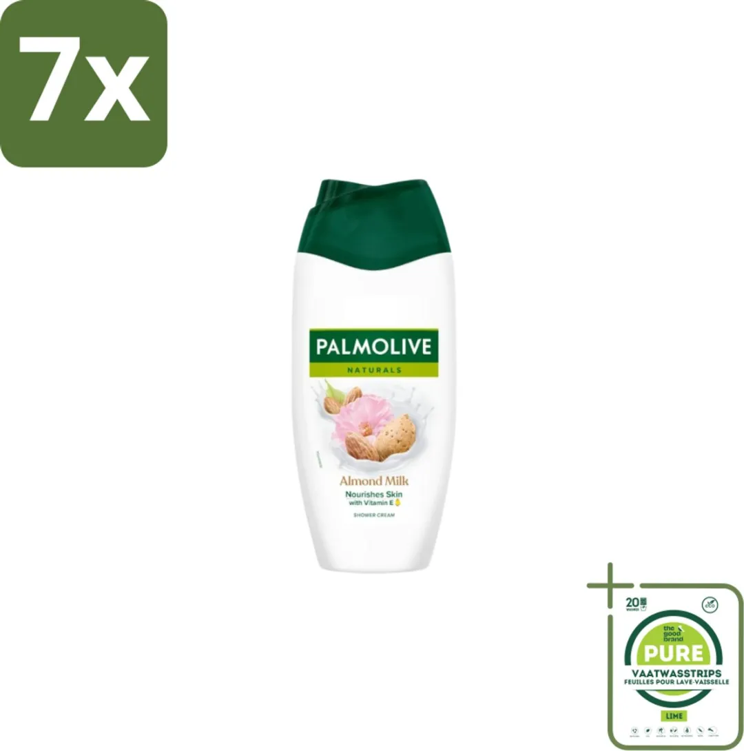 Palmolive Douchegel Amandelmelk 250ml - 7 Stuks