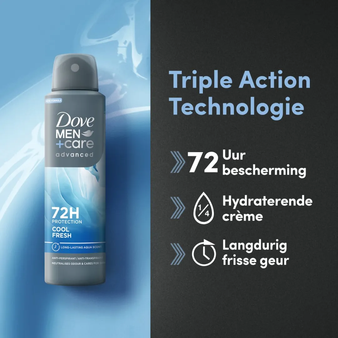 Dove Men+Care Anti-Transpirant Spray Cool Fresh - 6x150ml