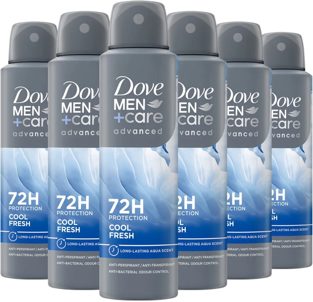 Dove Men+Care Anti-Transpirant Spray Cool Fresh - 6x150ml