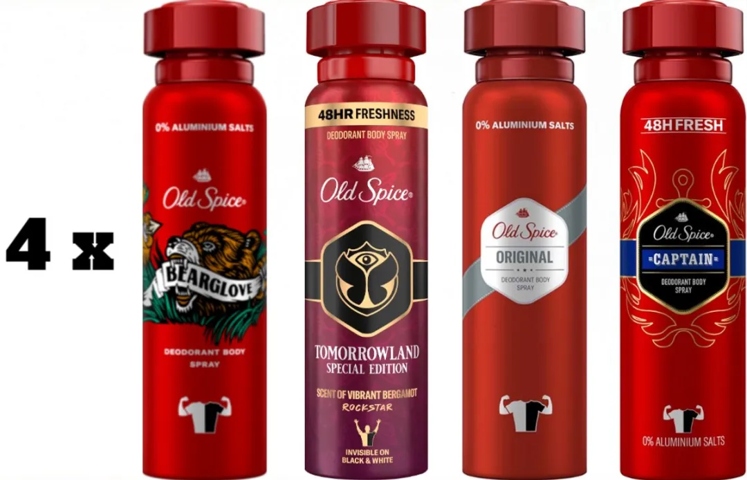 Old Spice Deo Spray Mix Wild Collection