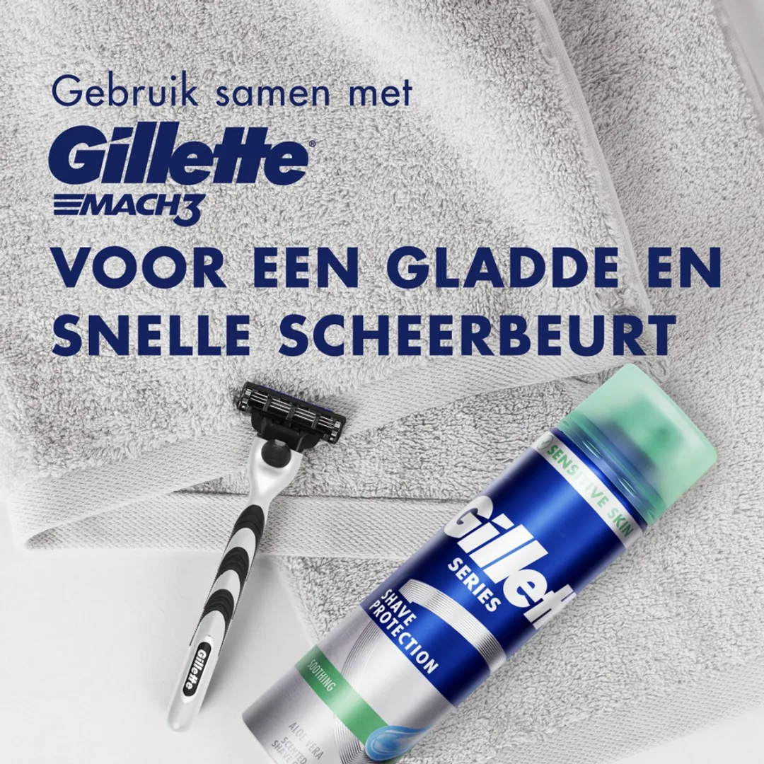 Gillette Series Verzachtende Scheergel Aloë Vera 200ml - 6 Stuks