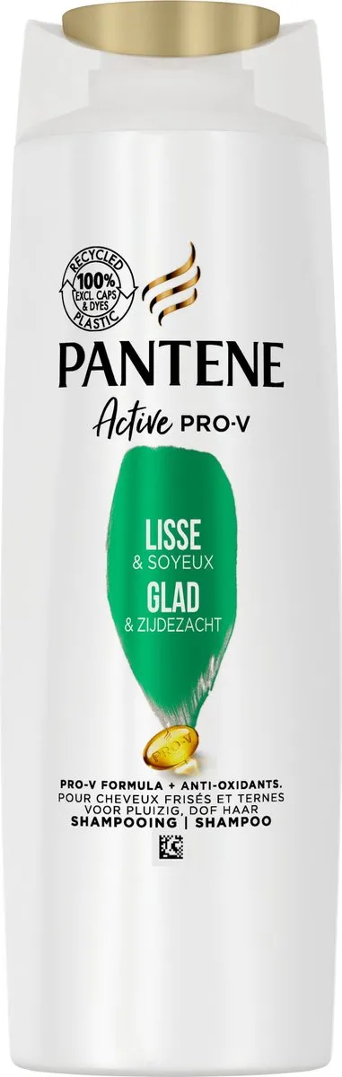 Pantene Active Pro-V Shampoo Glad & Zijdezacht - 6x225ml