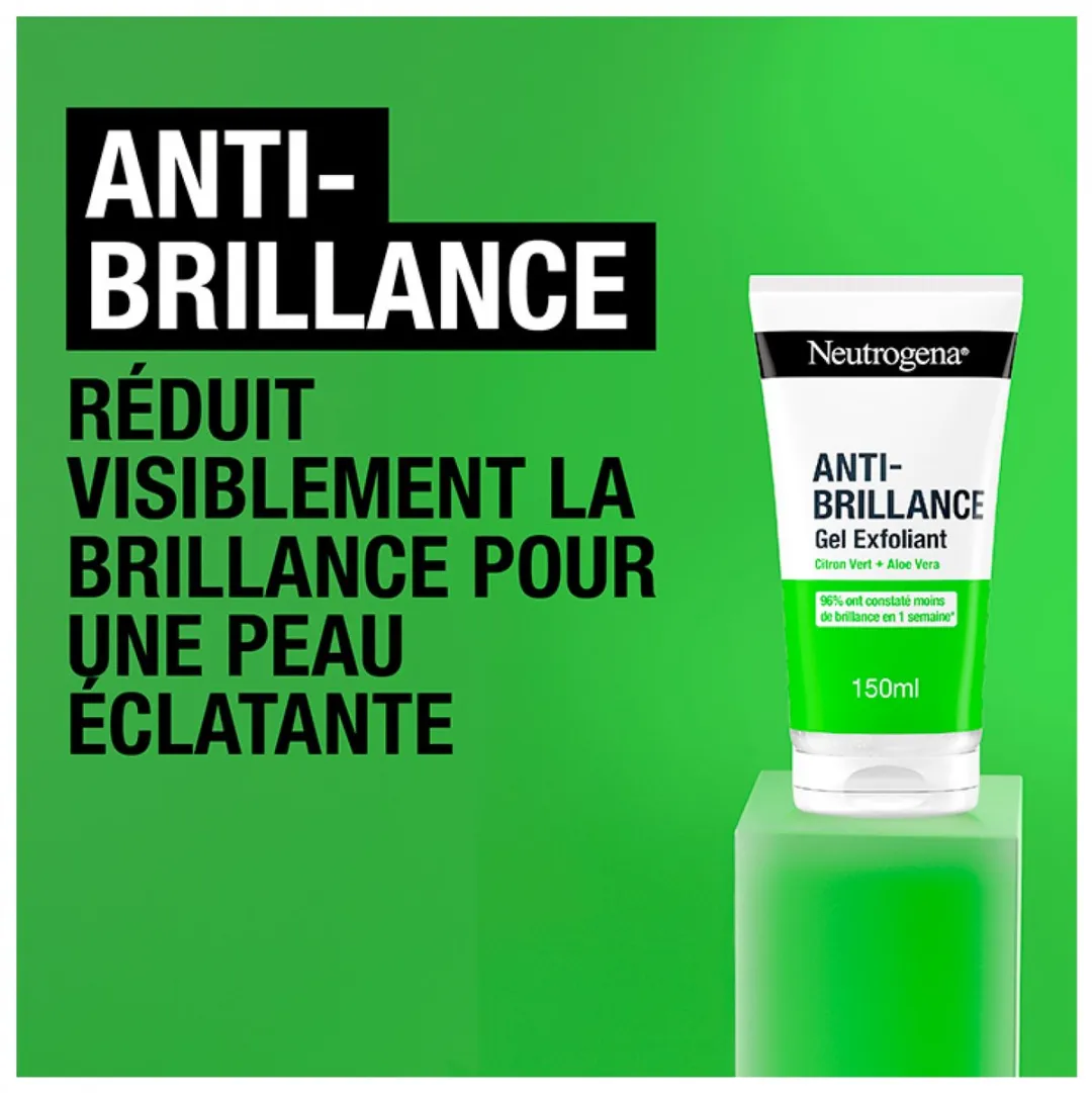Neutrogena Anti-Shine Lime Exfoliërende Gel 150ml - afbeelding 5 van 5