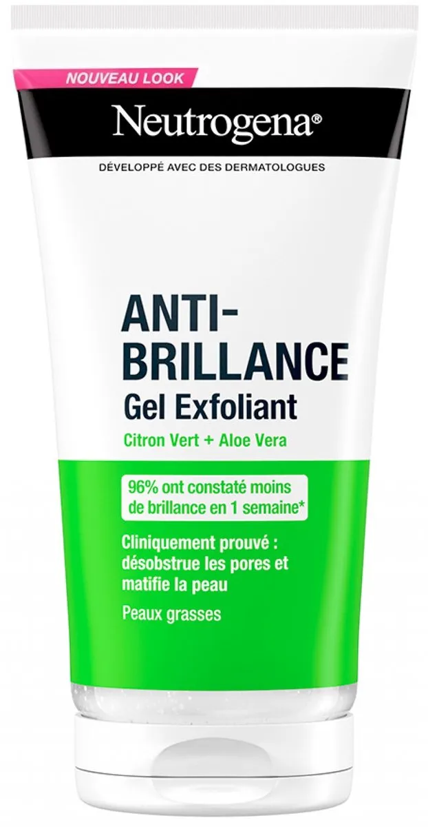Neutrogena Anti-Shine Lime Exfoliërende Gel 150ml