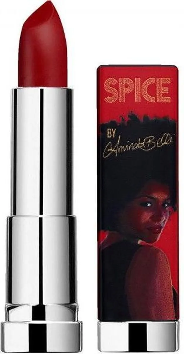 Maybelline Spice Aminata Belli Lipstick 800 Rood