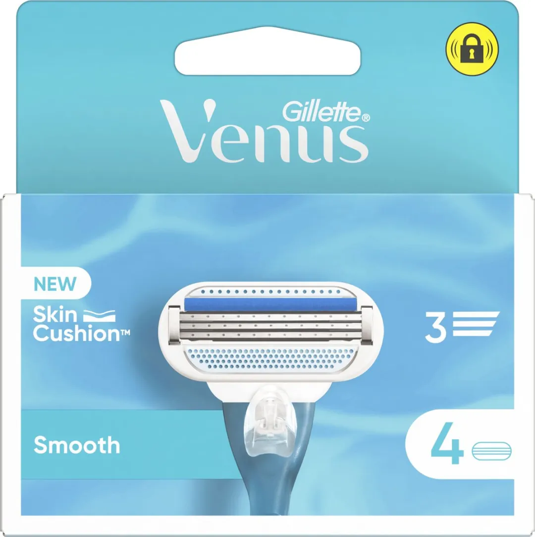 Gillette Venus Smooth Navulmesjes - 4 Stuks