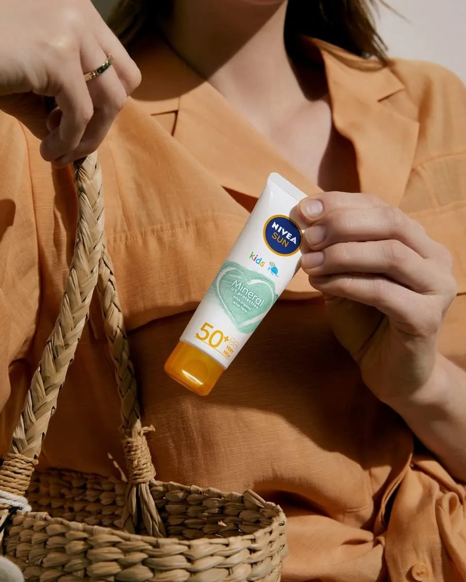 NIVEA SUN Crème Solaire Minérale 50ml - FPS 50+ - Gezicht