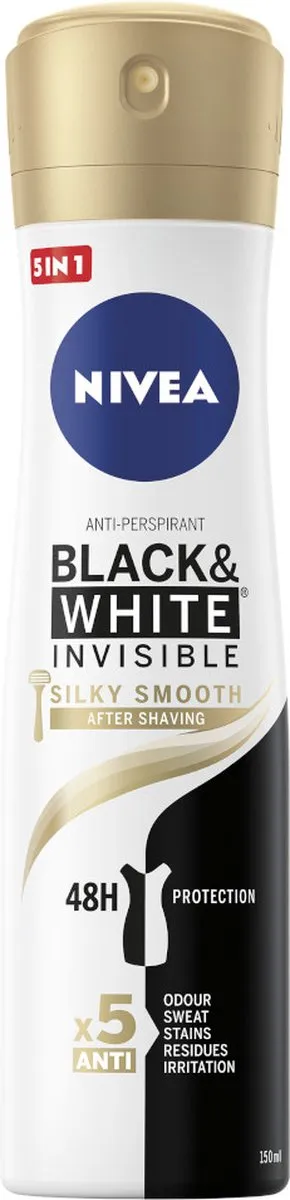 NIVEA Black & White Invisible Silky Smooth 250ml