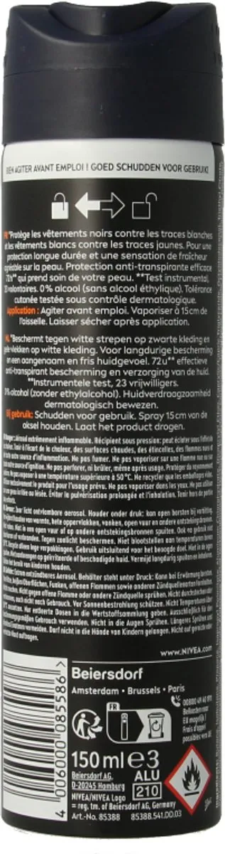 NIVEA Men Black & White Ultimate Impact Deospray 150ml