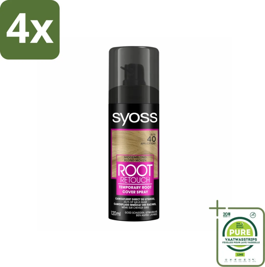 SYOSS Uitgroeispray Middenblond 460ml