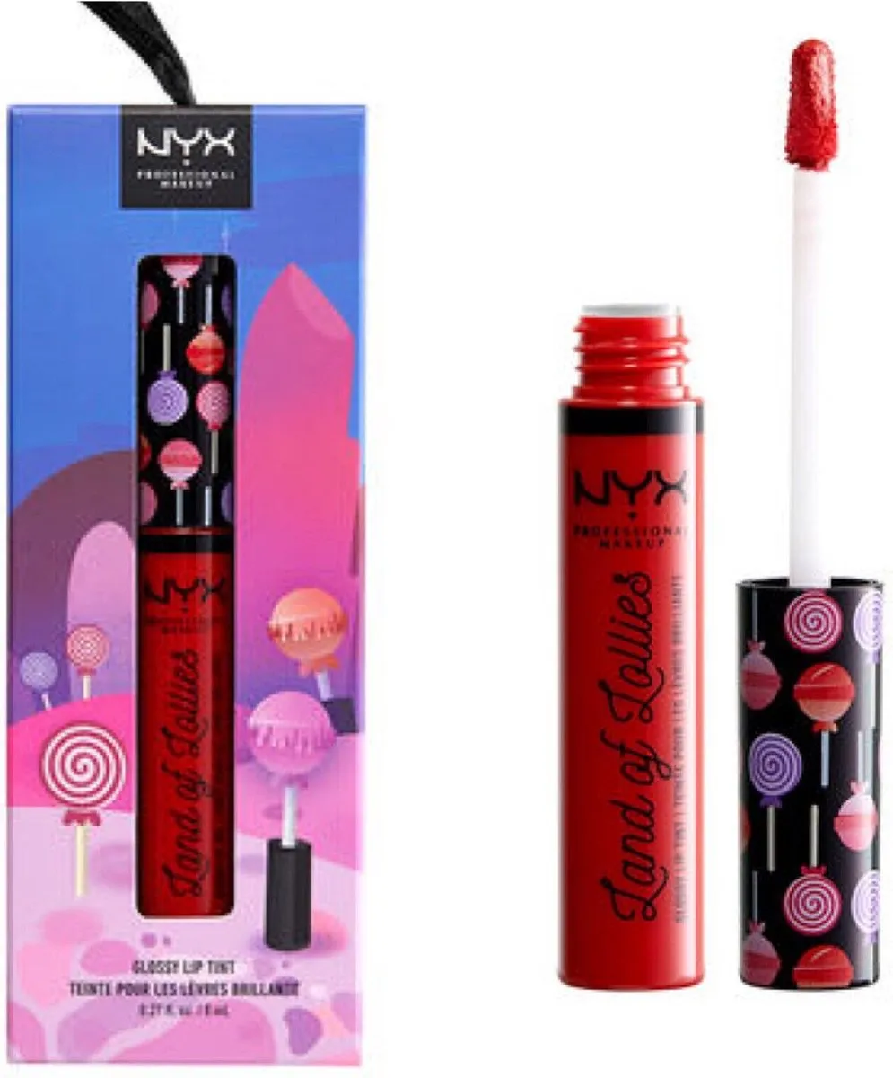 NYX Land of Lollies Glossy Lip Tint -Lolli Lolli- 8ml