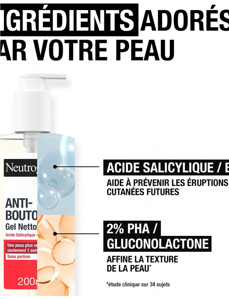 Neutrogena Anti-Blemish Geurvrije Reinigingsgel 200ml