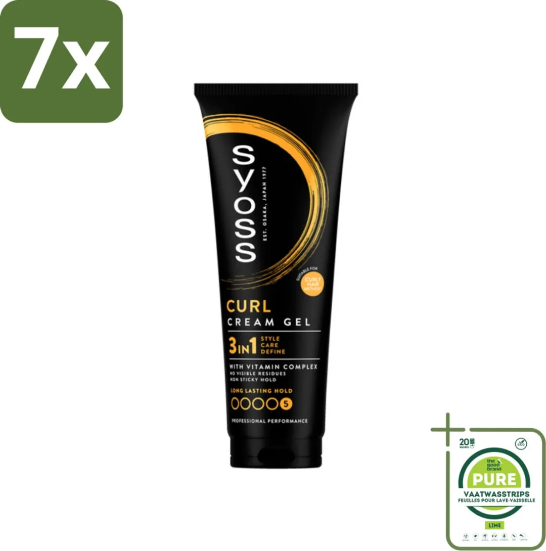SYOSS Curl Control Gel 1750ml (7x250ml)