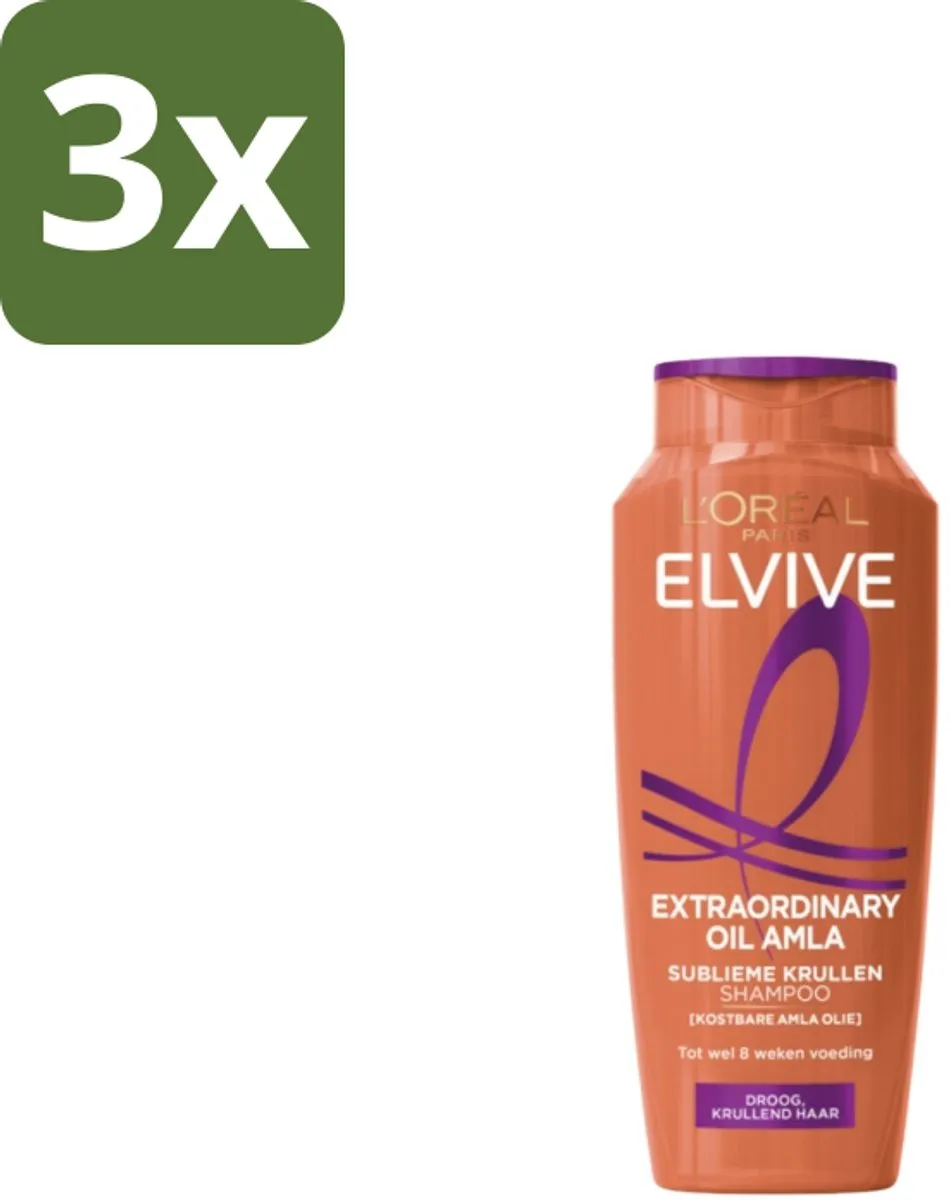 L'Oréal Paris Elvive Extraordinary Oil Krulverzorging Shampoo 250ml