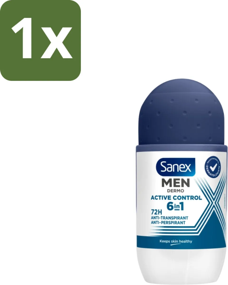 Sanex Deodorant Roller Men Active Control 53ml