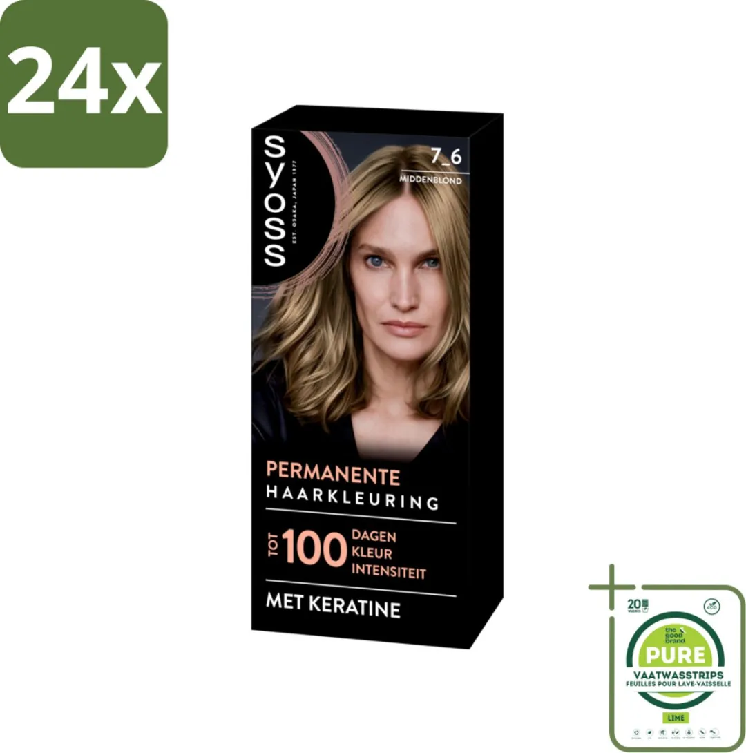 SYOSS Coloration 7-6 Middenblond Haarverf