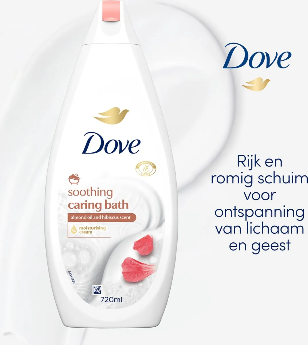 Dove Soothing Caring Bath Badcrème - 6x720ml