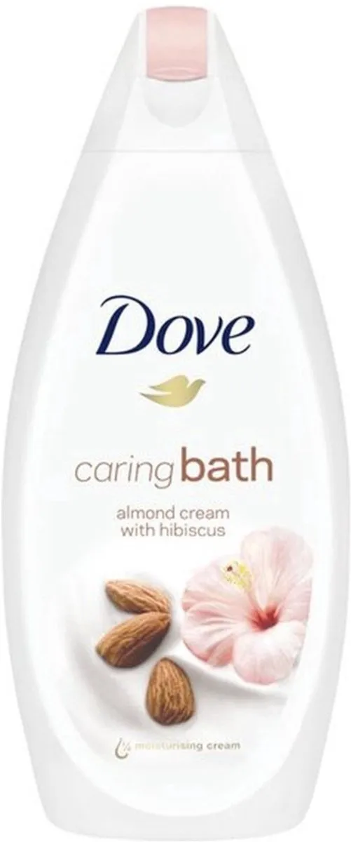 Dove Caring Bath Almond Badcrème 450ml - 15 Stuks